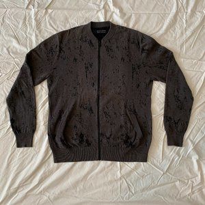All Saints Kwart Bomber Sweater Jacket
